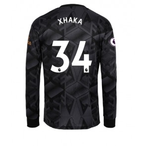 Arsenal Granit Xhaka #34 Bortatröja 2022-23 Långärmad